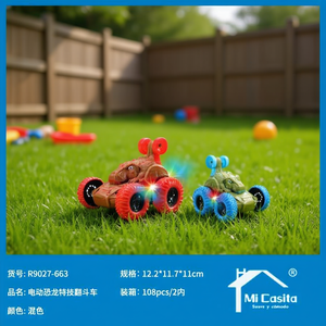 Mi Casita Auto Elettrica Dinosauro Acrobatico 12.2x11.7x11cm Giocattolo Cavalcabile a Batteria per Bambini 2-4 Anni Colori Misti - Product Image 2