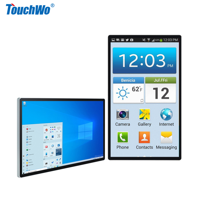 Touchwo 21" 22" 24'' Digital Interactive Panel PC Touch Screen Monitor Display Serial Interface for Photo Booth