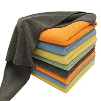 Chiffon de nettoyage en microfibre fin 40x40 pour le detailing automobile, accessoires de lavage