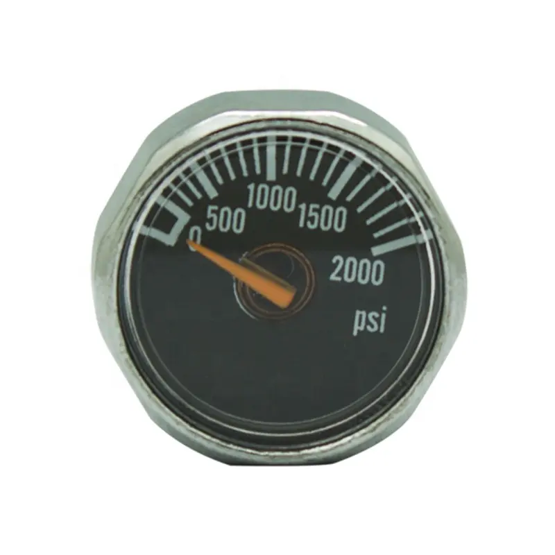 Paintball 2000psi 1/8NPT Pressure Gauge Compressor Manometer Air Pressure Meter for Paintball PCP