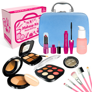Dropshipping Shopfiy Ensemble de maquillage en plastique non toxique pour filles et enfants, kit de jouets de simulation cosmétique pour enfants, - Product Image 3