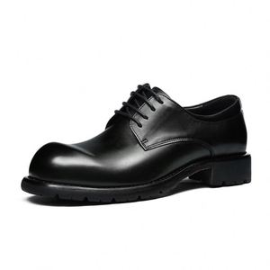 Fournisseurs de chaussures de luxe haut de gamme à vendre, chaussures Oxford pour homme en cuir de vache véritable de haute qualité, chaussures décontractées pour mariage et affaires - Product Image 3