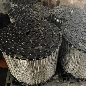 Gıda taşımacılığı için kurutma fırını 304 paslanmaz çelik konveyör bant, <span class=keywords><strong>metal</strong></span> çubuk bağlantı konveyör bant - Product Image 2