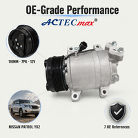 Compresseur de climatisation automobile DKS17D 12V pour Nissan Patrol Y62 5.6L 110MM 7PK OE 926001LA0D 926007S000 926009FE0B