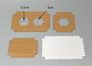 Giấy kraft phân hủy sinh học hộp bánh cửa sổ trong suốt tùy chọn dập nổi đường tương thích di động cupcake muffin hộp nướng - Product Image 4