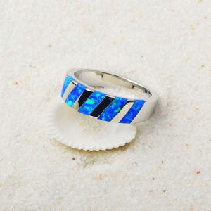 Iridescent <strong>Gem</strong> Stainless Steel Band | Dainty Daily Wear <strong>Jewelry</strong> for Women Trendy Style - Product Image 4
