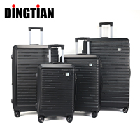 4PCS Grande Capacité ABS Trolley Travel Bagages Sets avec Vacuum Bag Spinner Caster Business Suitcase Travel Bags 20/24/28/32inch