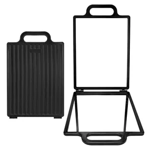 Miroir à lumière LED extensible de style moderne Miroir de maquillage pliable double face Grande rotation Portable Voyage pour la maison Salle de bain - Product Image 5