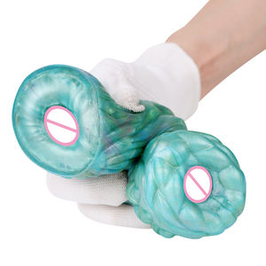 Drop Shipping Masturbatie Cup Voor Mannen Masturbatie Groene Zak Pussy Mannelijke Handen Gratis Penis Massage Seksspeeltjes Mannelijke Masturbator - Product Image 1