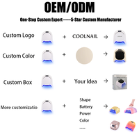 Machine à percer les ongles Coolnail, 35000 tr/min, rechargeable, 45W, perceuse à ongles professionnelle, affichage LED, CE ROHS