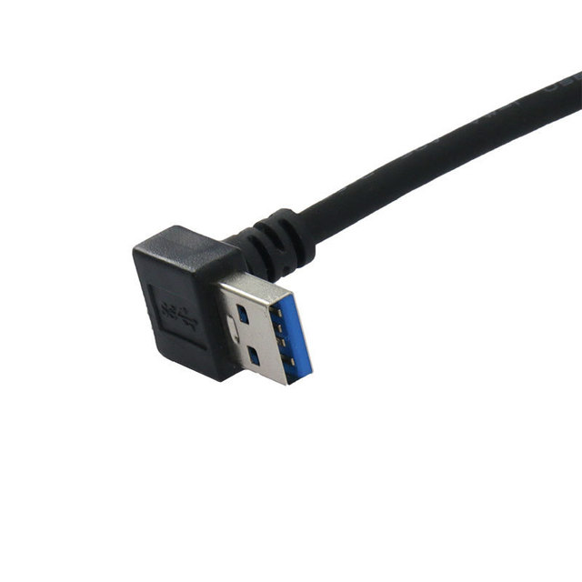 OEM USB 3.0/3.1/3.2 a Male to Male/Female Extension Cable 90-Degree Angle Fast Charging Data Sync 5-10Gbps Speed for Computer
