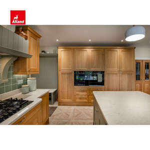 Muebles de Cocina Modelo Nuevo de Madera de Arce Teñida a Mano Estilo Americano Alland Green Island, Diseños Mini para Cocinas <span class=keywords><strong>Pequeñas</strong></span> - Product Image 6