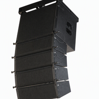 Haut-parleur Line Array double 6,5 pouces DS-DA-206 200W 118dB 110 ° Armoire en contreplaqué pour salle de théâtre, salle de conférence, KTV, OEM/ODM