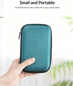 Estuche Rígido Brillante para Disco Duro de 2.5 Pulgadas, Bolsa de Transporte para Almacenamiento Externo, Compatible con WD My Passport Element, <span class=keywords><strong>Seagate</strong></span>, Toshiba para T5 2.5\" - Product Image 2