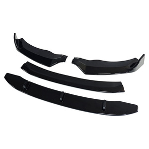 Splitter avant BMW 4 sections noir brillant ABS pour X3 2014 2016 - Product Image 3