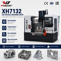Centre d'usinage vertical CNC compact haute précision XH7132, fraiseuse avec broche BT40 6000 tr/min pour petites pièces de moules