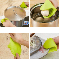 Vente chaude four à micro-ondes gant antidérapant cuisine cuisson Silicone main protecteur isolé chaleur Pot Clips