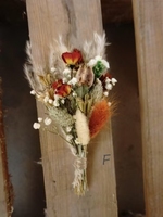 Roze Bloem Boeket Mini Gedroogde Bloemen Voor Bruiloft Decoratie Voor Knop Vaas Met Krans En Eucalyptus Katoen Type