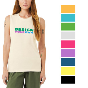Produttori <span class=keywords><strong>di</strong></span> abbigliamento logo personalizzato del proprio marchio canotte da <span class=keywords><strong>donna</strong></span> Basic Plain Blank canottiere multicolore <span class=keywords><strong>donna</strong></span> - Product Image 1