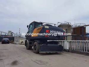 Excavatrice sur pneus Hyundai 210w-9 R210w-9 d'occasion, excavatrice coréenne Hyundai R150lc-7 neuve - Product Image 3