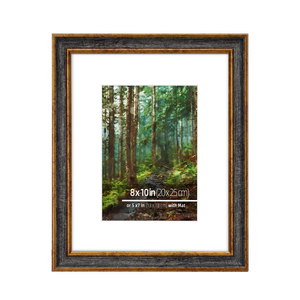 מותאם אישית 8x10 ברזל מסגרת תמונה עץ התמלא ל 5x7 עיצוב מסגרת תמונה ישר - Product Image 2