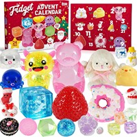 Nouvelle Boîte Mystère de Noël 2026 – Calendrier de l'Avent 24 Jours – Jouet Anti-Stress en Plastique en Forme de Boulette de Noël – Soulagement du Stress