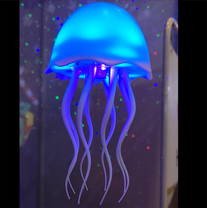 Luz de noche de medusas, luz de regalo de medusas, luz creativa de silicona de pulpo para dormir, lámpara de ambiente de luz de palmaditas - Product Image 2