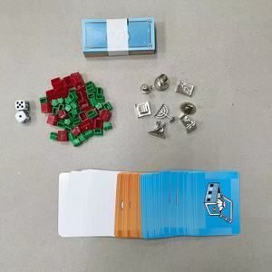Juego de Mesa <span class=keywords><strong>Monopoly</strong></span> Personalizado, <span class=keywords><strong>Casas</strong></span> de Plástico de Alta Calidad y Fichas Metálicas en Miniatura, Fabricación de Juegos de Mesa - Product Image 6
