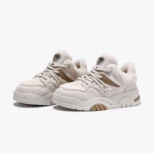 Zapatillas de deporte con suela gruesa de <span class=keywords><strong>piel</strong></span> para <span class=keywords><strong>mujer</strong></span>, zapatillas femeninas informales con plataforma alta - Product Image 2