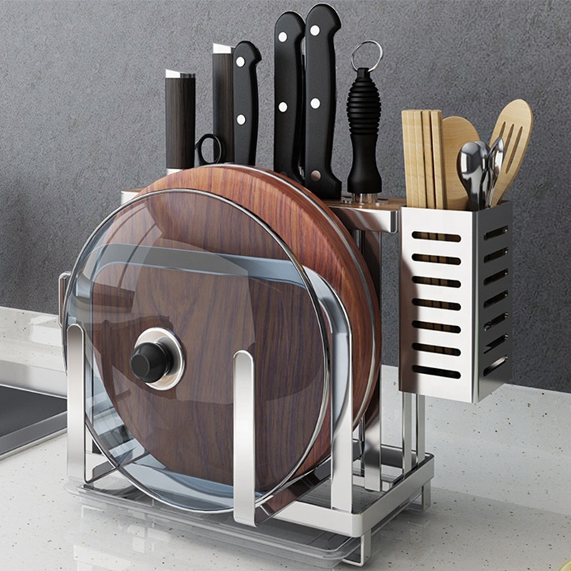 Kitchen 2 Tier Staircase Shape Stainless