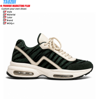 Chaussures de course pour hommes en gros, design personnalisé, imprimé animal, robustes, respirantes, confortables, durables, tendance et à la mode