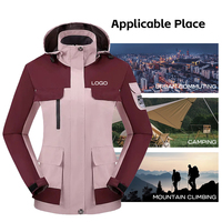 Veste de sport de plein air pour couples, veste à capuche pour la randonnée en montagne, vêtements imperméables et coupe-vent, veste softshell pour femmes