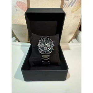 Luxury Diver Men's Mechanical Chronograph <b>Watch</b> Stainless Steel Band 5mm <b>Case</b> Thickness Pointer Dial Push Button Hidden Clasp - Product Image 4