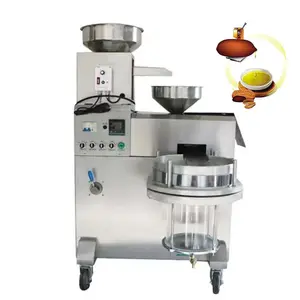 Máquina de prensado de aceite frío, extractor comercial pequeño de semillas de coco, cacahuete, girasoles y mustera