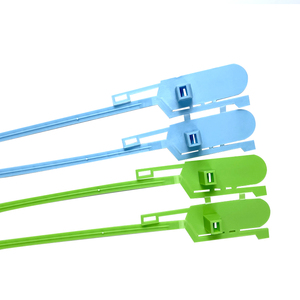 Scellés en plastique ST8003 Étiquettes d'expédition Utilisation logistique Tear off Tie Self-Locking Zip Ties <span class=keywords><strong>Tags</strong></span> Étiquettes en plastique pour étiquettes d'expédition