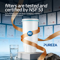 Jarra Filtradora de Agua PUREZA, Precio de Fábrica, Buena Calidad, Varias Especificaciones, Certificación NSF, Segura para el Agua de la Cocina