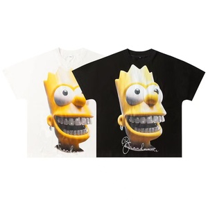 T-shirt Trendy a Maniche Corte Vestibilità Regolare da <span class=keywords><strong>Uomo</strong></span>, T-shirt Casual Estiva da Donna con Design Tinta Unita 100% Cotone Billionaire Top - Product Image 5