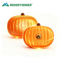 Chauffe-mains électrique portable magnétique rechargeable USB en forme de citrouille d'Halloween, 4000 mAh, chauffe-mains de poche, vente en gros