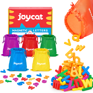 Joycat - Juguete de Letras Magnéticas del Alfabeto, 312 Letras Minúsculas Magnéticas, Juego Educativo de Aprendizaje <span class=keywords><strong>para</strong></span> <span class=keywords><strong>Preescolar</strong></span>, Aprendizaje del Abecedario - Product Image 3
