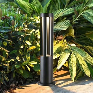 Lámpara Solar Cilíndrica para Jardín LawnLight de 60 cm, LED, Impermeable, Iluminación para Caminos de Jardín - Product Image 2