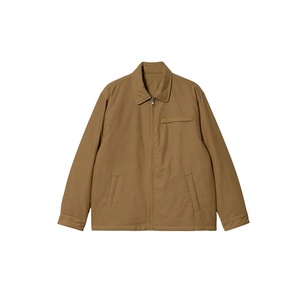 Veste de travailleur en toile vintage de mécanicien personnalisé de haute qualité veste d'automne pour homme - Product Image 4
