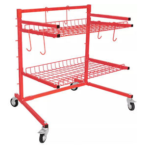 LD-AU1007 धातु भागों भंडारण ट्रॉली गाड़ी फोल्डेबल 200 किलोग्राम/300 किलोग्राम भार क्षमता मोटर वाहन निकाय की मरम्मत के लिए - Product Image 2