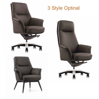 Chaise de bureau exécutive en cuir réglable de luxe, chaise de bureau moderne, chaise ergonomique de bureau, vente en gros
