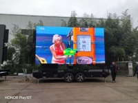 Affichage LED mobile couleur pleine gamme EF16 P5 sur remorque - Écran publicitaire extérieur haute luminosité avec SDK