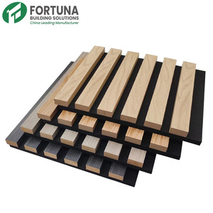 Panneaux acoustiques personnalisés modernes ignifuges en tissu 100% polyester et panneaux MDF pour les murs des églises, des auditoriums et les extérieurs - Product Image 3