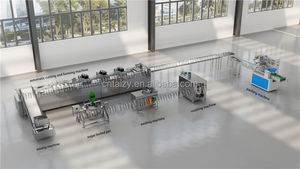 참깨 시리얼 바 치키 만들기 기계 누가 땅콩 사탕 취성 생산 라인 가격 - Product Image 2