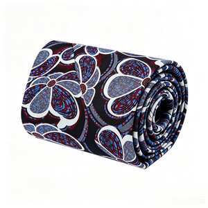 Tissu <span class=keywords><strong>Pagne</strong></span> Africain en Coton Popeline Imprimé Wax, Motif Fleurs Roses Surdimensionné, 6 Yards pour Robe de Soirée et Foulard/Paréo - Product Image 6