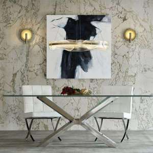 Nordic Posmodern Single Ring Modern Glass Pendant Light para sala de estar - Product Image 4