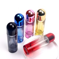 Flacon de parfum en verre dégradé de 30 ml avec capuchon pulvérisateur assemblé, atomiseur portable rechargeable