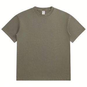 T-shirt vierge pour homme 280 g/m² coupe oversize écologique avec logo personnalisé épaules tombantes en coton épais 100 % - Product Image 6